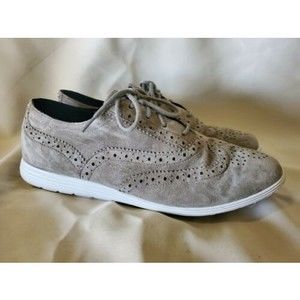 Cole Haan Grand Tour OS Suede Oxford Sneaker W05596 Womens Sz 8.5